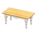 Ranch tea table None Cloth White