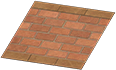 Red brick rug