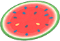 Animal Crossing Red watermelon rug Image