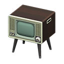 Retro TV Dark brown