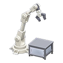 Robot arm White