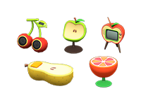 ACNH Fruit Room Ideas