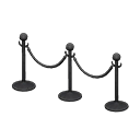 Animal Crossing Rope partition|Black Image