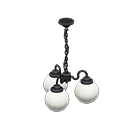 Animal Crossing Round light fixture|Black Image