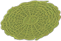 Animal Crossing Round vine rug Image