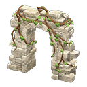 Ruined arch Ivory