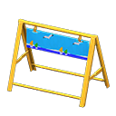 Safety barrier Seaside Board Yellow