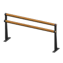 Safety railing Dark brown