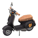 Animal Crossing Scooter|Animal Sticker Black Image