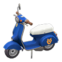 Scooter Animal Sticker Blue