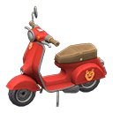 Scooter Animal Sticker Red