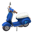 Scooter Blue text Sticker Blue