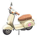 Scooter Flower Sticker Ivory