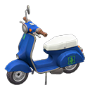 Scooter Tree Sticker Blue