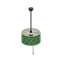 Animal Crossing Shaded pendant lamp|Green design Fabric color Image