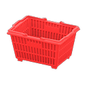 Shopping basket Red