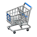 Animal Crossing Shopping cart|Blue Handle color Image