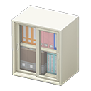 Short file cabinet White