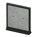 Animal Crossing Short simple panel|Concrete Panel Black Image