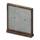 Short simple panel Concrete Panel Dark brown