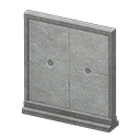 Short simple panel Concrete Panel Gray