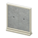 Short simple panel Concrete Panel White