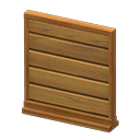Short simple panel Horizontal planks Panel Brown