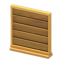 Short simple panel Horizontal planks Panel Light brown