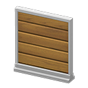 Short simple panel Horizontal planks Panel Light gray
