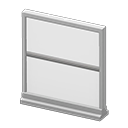 Short simple panel Lined Panel Light gray