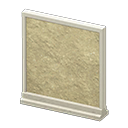 Short simple panel Mud wall Panel White