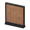 Short simple panel Pegboard Panel Black