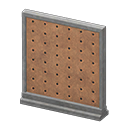 Short simple panel Pegboard Panel Gray