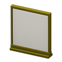 Short simple panel Plain Panel Gold