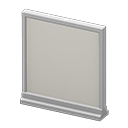 Short simple panel Plain Panel Light gray