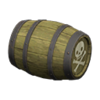 Animal Crossing Sideways Pirate Barrel Image