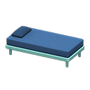 Animal Crossing Simple bed|Blue Pillow and mattress color Blue Image
