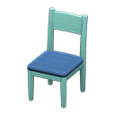 Animal Crossing Simple chair|Blue Cushion color Blue Image