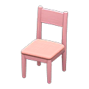 Simple chair Pink Cushion color Pink
