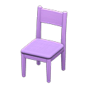 Simple chair Purple Cushion color Purple