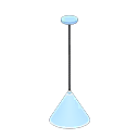 Simple shaded lamp Blue