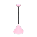 Simple shaded lamp Pink