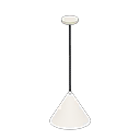 Simple shaded lamp White