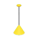 Simple shaded lamp Yellow