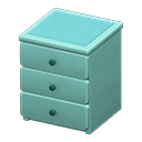 Simple small dresser Light blue Cloth Blue