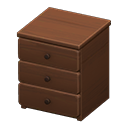 Simple small dresser None Cloth Brown