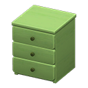 Simple small dresser None Cloth Green