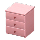 Simple small dresser None Cloth Pink