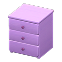 Simple small dresser None Cloth Purple