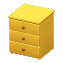 Simple small dresser None Cloth Yellow